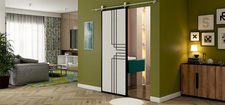 sliding bathroom door installation in Salinas